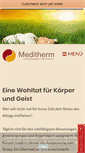 Mobile Screenshot of meditherm-potsdam.de